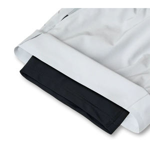 2024 nuevos pantalones cortos de Fitness gris claro de alta calidad cómodos cintura elástica cortos de poliéster de malla sostenible pantalones cortos de gimnasio para hombres - Product Image 5