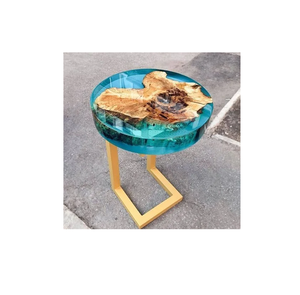 Taburete de madera y resina de diseño moderno, silla de comedor, diseño exclusivo de lujo, decoración del hogar, taburete lateral de madera de calidad superior - Product Image 1