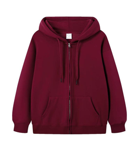 เสื้อฮู้ดผ้าฝ้ายเฮฟวี่เวทของผู้ชายมีซับในขนแกะที่นุ่มสบายสวมใส่สบายและโครงสร้างทนทานเหมาะสำหรับสภาพอากาศที่เย็นลง - Product Image 1