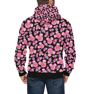 Sweats à capuche par sublimation à glissière de qualité supérieure pour hommes/Streetwear imprimé sweats à capuche zippés pour hommes - Product Image 2