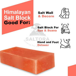 Azulejos de sal de 1x4x8 pulgadas de alta calidad Embalaje personalizado Azulejos de sal de 1x4x8 pulgadas 100% Azulejos de sal naturales de 1x4x8 pulgadas - Product Image 4