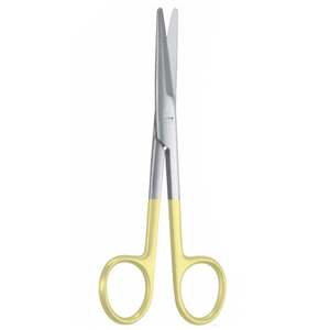 Meilleure qualité ciseaux chirurgicaux demi-or Mayo pointe émoussée finition sable salle d'opération chirurgie TC ciseaux Service OEM - Product Image 6