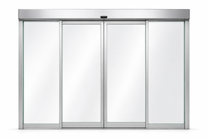 Puerta Corredera de Vidrio Automática Moderna Personalizada, Doble Acristalamiento, Vidrio Templado, Impermeable, Aislamiento Térmico, Marco de Aleación de Aluminio para - Product Image 2