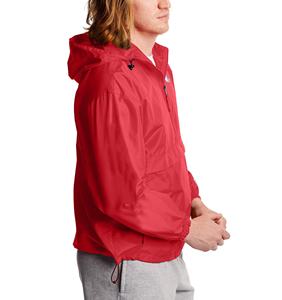 Chaqueta cortavientos de nailon de peso pesado OEM para hombre al por mayor personalizable con capucha para primavera estilo callejero con bordado - Product Image 3