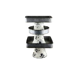 Présentoir à gâteau en métal galvanisé frais décoration de gâteau de mariage et de fête supports à gâteau de luxe couleur de forme de taille personnalisée - Product Image 4