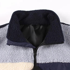 Manufacturer's Winter Polar Fleece <b>Jackets</b> <b>for</b> <b>Men</b> <b>Long</b> Sleeve Workout Full Zip with Front Logo Position - Product Image 4