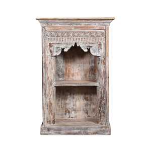 <b>Rustic</b> Wooden Bookshelf for Home Office Living Room Bedroom School Hotel with Durable Metal Cabinet Design - Product Image 3