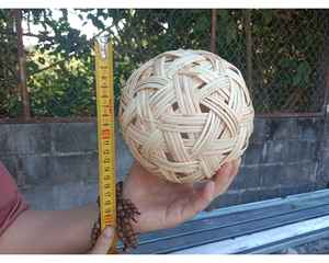 Article décoratif de boule de rotin fait main du Vietnam boule de rotin fabriquée pour l'emballage de cadeau de décor de festival et les acheteurs mondiaux - Product Image 5