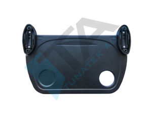 Plateau de service pour snacks, à fixer au dossier de siège, pour bus, minibus, autocar, fourgonnette, véhicule utilitaire, camping-car, transport de marchandises et de personnel - Product Image 1