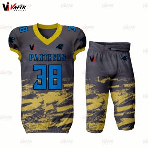 Uniforme personalizado de fútbol americano sublimado de alta calidad lleva nombres de equipos personalizados Logo uniforme de fútbol americano - Product Image 3