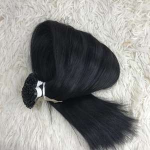 Hot Item Natural Straight Hair punta plana 100% Raw Hair Extensiones de cabello liso suave y sedoso de alta calidad - Product Image 2