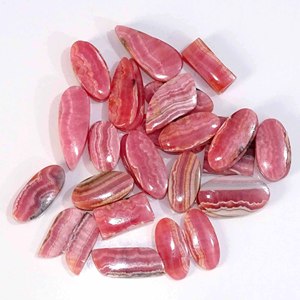 Excelente alta calidad Rosa Rodocrosita piedras preciosas sueltas cabujón par piedras preciosas sueltas cabujón Rodocrosita hacer joyería - Product Image 5