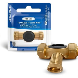 Lot de raccords de tuyau en laiton GEKA (10 pièces) et connecteurs d'eau de jardin de 13 mm - Product Image 3