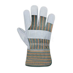 Precio barato Guantes de trabajo de alta calidad Material de cuero duradero Guantes DE TRABAJO Guantes de seguridad - Product Image 2