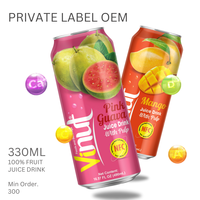 490ml Zuurzaksapflessen met vruchtvlees - Private Label OEM ODM Sapdrankfabrikant