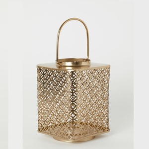 Haute qualité Style marocain métal artisanat élégant bougeoir lanterne pour ferme tenture murale jardin décoratif - Product Image 1