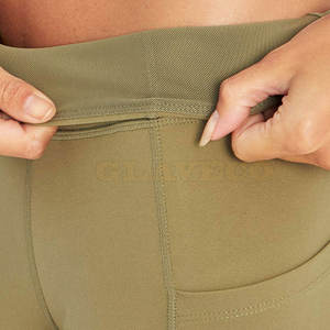 Hot Sale Latest Style Solid Women Yoga <b>Leggings</b> Breathable Quick Dry Plus Size Comfortable Elastic <b>Waist</b> <b>Low</b> MOQ - Product Image 6