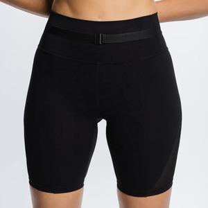 Gran oferta, pantalones cortos de gimnasio para mujer, cintura alta, personalizados, sólidos, para mujer, pantalones cortos deportivos lisos para correr para mujer - Product Image 4