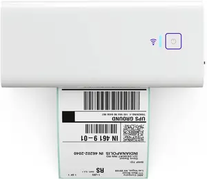 Rollo Impressora de Etiquetas de Envio Sem Fio - Impressora de Etiquetas Térmicas Wi-Fi para Pacotes de Envio
