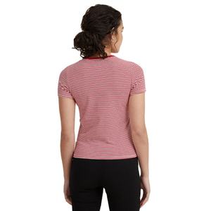 Camiseta de Verano Personalizada al por Mayor, Cuello Redondo, Manga Corta, Corte Regular, Ligera, 160 g/m², Ecológica, para Mujer - Product Image 5