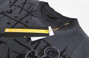 Nouveau design, t-shirts techniques ultra premium pour hommes, style hip-hop, délavés à l'acide, fournisseur du Pakistan - Product Image 5