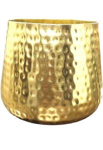 Venta caliente maceta de Metal martillado dorado para decoración del hogar maceta de planta de espacio vital para interior regalo festivo decoración de balcón del hogar - Product Image 2