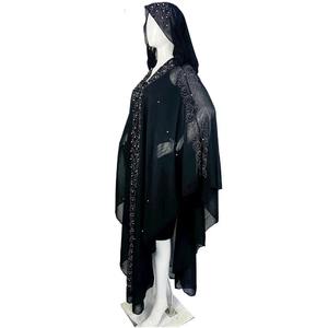 Vêtements musulmans traditionnels de haute qualité, robe, abaya pour femmes, robe musulmane, abaya noire, kaftan brodé pour femmes - Product Image 2