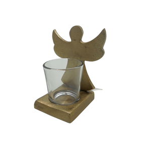 ที่วางอลูมิเนียม/แก้ว T Lite ชุบนิกเกิลหยาบใช้สำหรับตกแต่งโต๊ะไฟคริสต์มาสงานทำมือ - Product Image 2