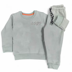 Nuevo chándal para niños Sudadera hecha a medida conjunto de Jogger Precio al por mayor Conjunto de chándal de 2 piezas - Product Image 5