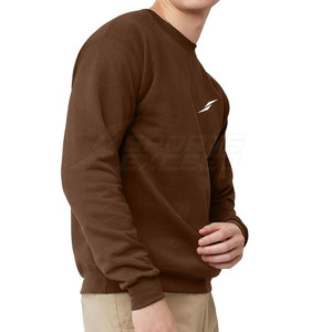 Meilleures ventes de sweatshirts à col rond pour hommes de haute qualité couleur unie vêtements décontractés légers hommes sweatshirts - Product Image 4