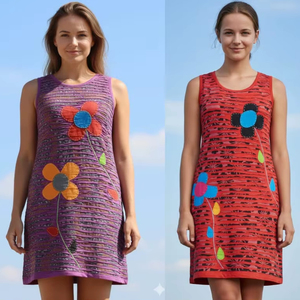Nuevo vestido bohemio con estampado floral para mujer Vestido de calcetería suministrado por ODM Cintura natural multicolor Tendencia Nuevo - Product Image 1