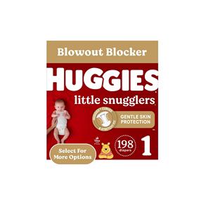 Couches jetables en coton pour bébés Little Snugglers, taille 1 (7-8 kg), 198 unités - Product Image 6