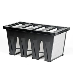 ฟิลเตอร์ขนาดกะทัดรัด Filteron GmbH TFSF-A (M5 M6 F7 F8 F9) ขนาด 592x592x292 มม. แบบพับรูปตัววี บรรจุในกล่องพลาสติกแข็งแรง - Product Image 1