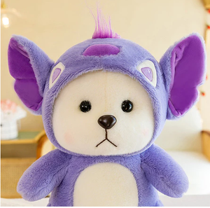 Jolie peluche violette Lena Stitch, douce et lisse à étreindre, donnant une sensation confortable et confortable - Product Image 2