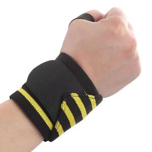Bandes de poignet réglables pour la musculation et la musculation, antidérapantes, durables, soutien de compression du poignet, accessoires de gym, logo personnalisé - Product Image 1