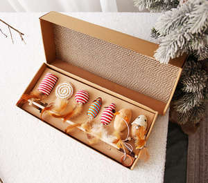 Juguete Interactivo de Peluche para Gatos, Ecológico y de Moda, Divertido Juguete de Lujo para Gatos, Juego de 7 Piezas - Product Image 4