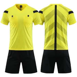 football jersey Professional <b>Men</b> Referee Uniforms Soccer <b>Men</b> Football Jerseys Shorts <b>Shirts</b> Suit <b>Pocket</b> Tracksuits V-neck - Product Image 3