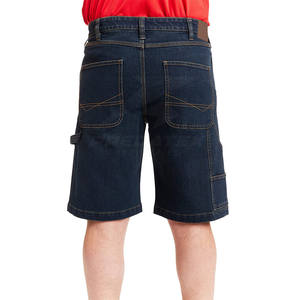 Pantalones cortos de mezclilla para hombre, corte ajustado, estilo casual de verano, diseño moderno, 100% algodón, secado rápido, transpirable, de alta calidad, para uso diario - Product Image 2