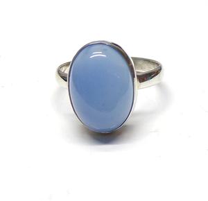 Aqua Dainty <b>Statement</b> <b>Ring</b> Handmade Sterling <b>Silver</b> Family Birthstone <b>Ring</b> for Mother's Gift - Product Image 1