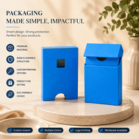 Boîte de rangement de luxe CR à tiroir à couvercle rabattable, avec impression gaufrée à chaud, en carton rigide pour emballage