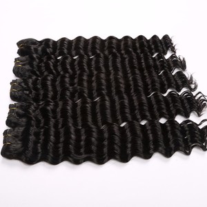 Deep Wave Echthaar zum Flechten, unbehandeltes, weiches, lockiges Haar, nur in dunklen Farben gefärbt - Product Image 5
