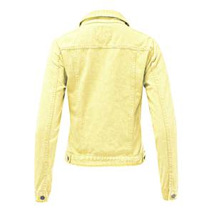 Veste en jean longue coupe ajustée universitaire en denim délavé à l'acide personnalisée pour femmes avec remplissage en coton fini d'automne - Product Image 6