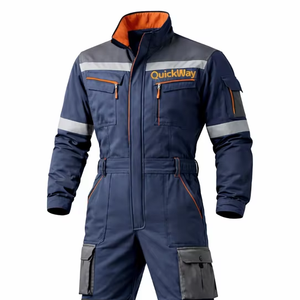 Overol de Seguridad Ligero, Impermeable, de Alta Visibilidad, para Hombre, Talla Grande, Hecho de Poliéster, Venta al por Mayor, Alta Calidad, Bajo Precio - Product Image 1