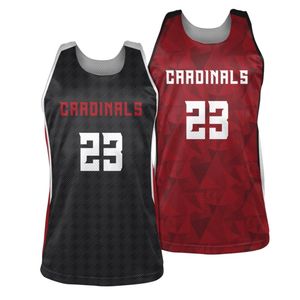 Uniformes de maillot de basket-ball pour hommes et enfants Chemises de sport respirantes à double face Design imprimé Taille pour adultes et enfants - Product Image 3