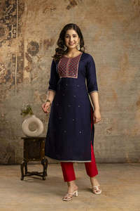 ชุดกางเกงเคอร์ติสแบบลำลองซักได้พิมพ์ลายดิจิตอล3ชิ้นลายปักจากอินเดียสินค้าส่งออกที่น่าสนใจ - Product Image 6