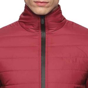 Chaquetas de bombardero para hombre, chaquetas de invierno ligeras y ajustadas acolchadas con letras, chaquetas de calle con cremallera completa acolchadas de nailon y poliéster - Product Image 5