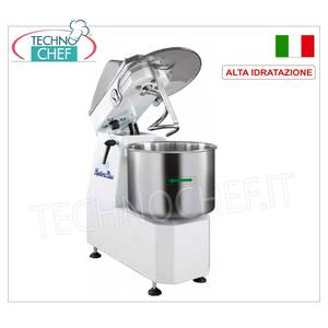 Mélangeur spiral FIMAR 50 kg à haute hydratation pour boulangerie, tête relevable, bol fixe, commandes numériques avec moteur pour farine de blé et de maïs - Product Image 3