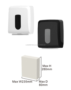 Dispensador de Toallas de Papel Plegadas en Z GL-320 |   Dispensador de Toallas de Papel para Montar en la Pared |   Diseño de Tapa con Apertura hacia Abajo - Product Image 5