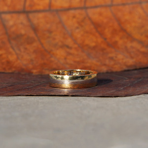 Precio barato OEM al por mayor 14K oro amarillo clásico liso boda banda aniversario regalo anillos suministro a granel - Product Image 5