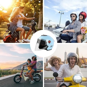 Venta caliente Four Seasons doble lente 3/4 media cara motocicleta <span class=keywords><strong>casco</strong></span> <span class=keywords><strong>de</strong></span> alta definición antiniebla - Product Image 6
